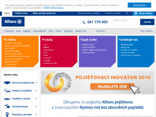 náhled webu Allianzdirect.cz