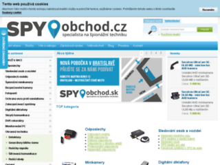 náhled webu SpyObchod.cz