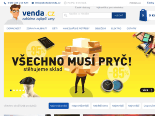 náhled webu Venda.cz