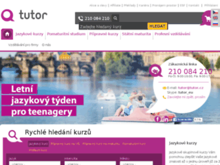 náhled webu Tutor.cz