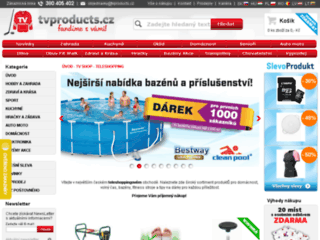 náhled webu TVProducts.cz