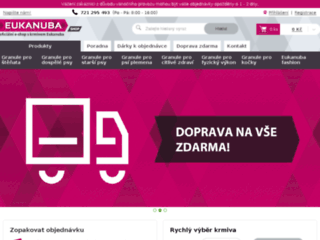 náhled webu Eukanuba-shop.cz