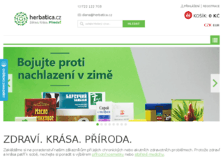 náhled webu Herbatica.cz