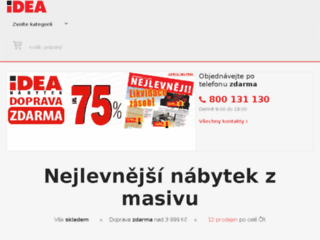 náhled webu Idea-nabytek.cz