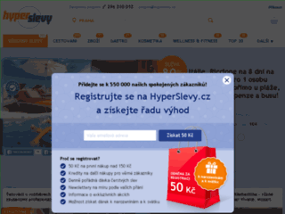 náhled webu HyperSlevy.cz