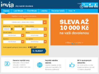 náhled webu Invia.cz