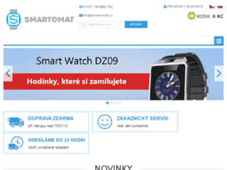 náhled webu Smartomat.cz