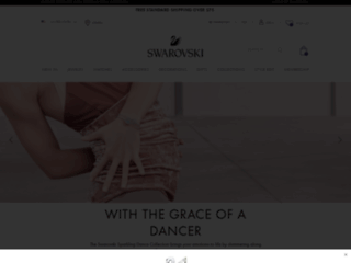náhled webu Swarovski.com
