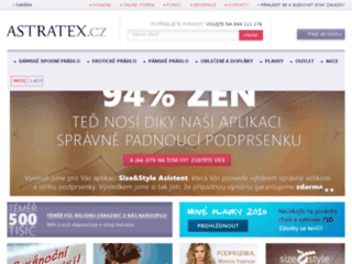 náhled webu Astratex.cz