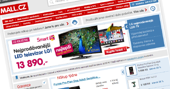 Mall.cz - spolehlivý internetový obchod se slevovými kódy